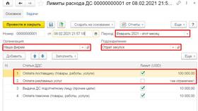 Что значит лимит по услуге в Канцлер