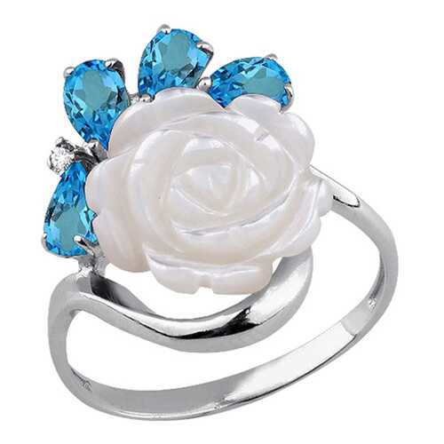 Кольцо женское Aquamarine 6571205 р.18 в Канцлер
