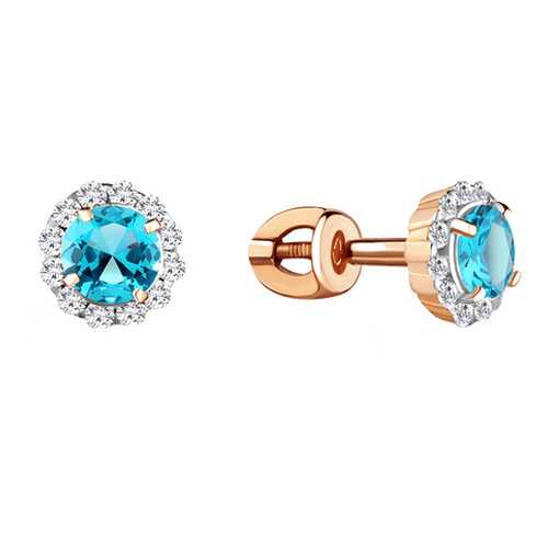 Серьги Aquamarine 4408605А.6 в Канцлер