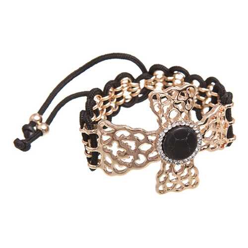 Браслет женский Asavi Jewel BR502128 золотистый/черный в Канцлер