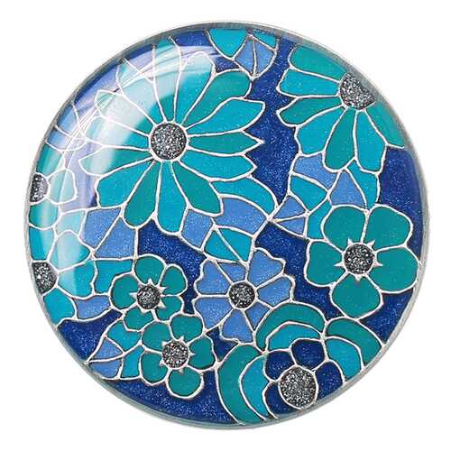 Брошь женская Clara Bijoux F75392-2 синяя в Канцлер