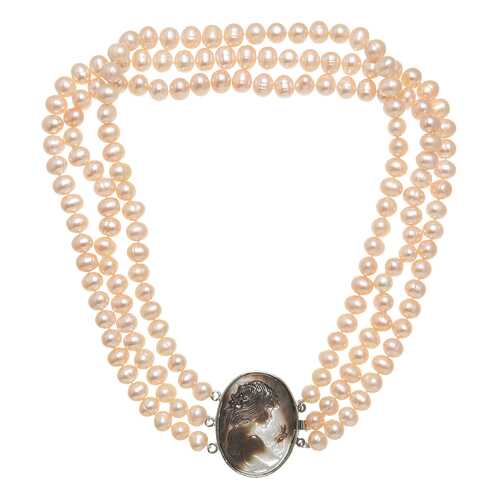 Бусы женские My-bijou 303-1528 бежевые в Канцлер