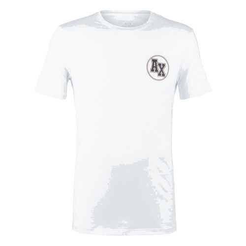 Футболка мужская Armani Exchange 3HZTFE ZJBVZ белая S в Канцлер