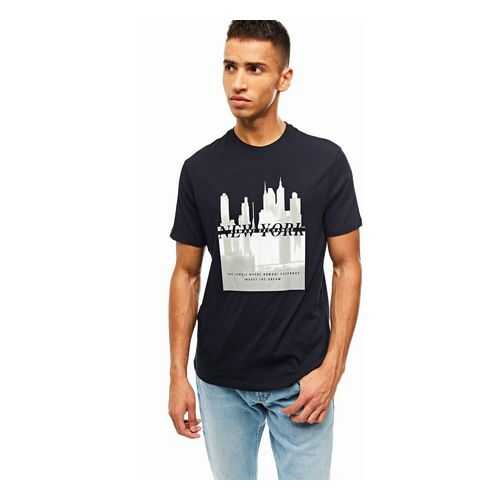 Футболка мужская Armani Exchange 3HZTLM ZJH4Z 1583 синяя XXL в Канцлер