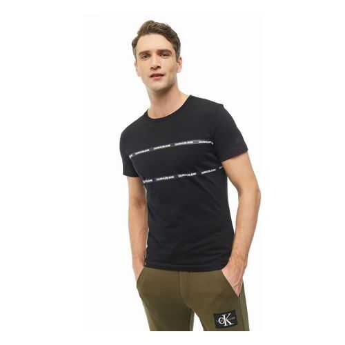 Футболка мужская Calvin Klein Jeans J30J314564.BAE0 черная XL в Канцлер