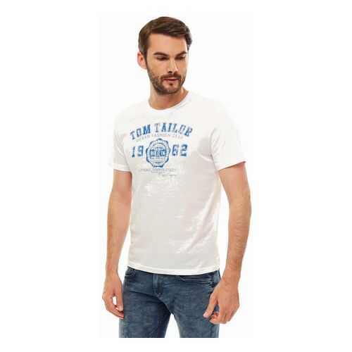 Футболка мужская TOM TAILOR 1008637-20000 белая S в Канцлер