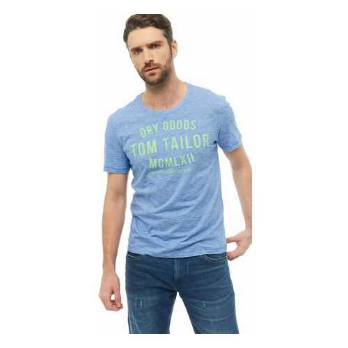 Футболка мужская TOM TAILOR 1008640-21868 синяя M в Канцлер