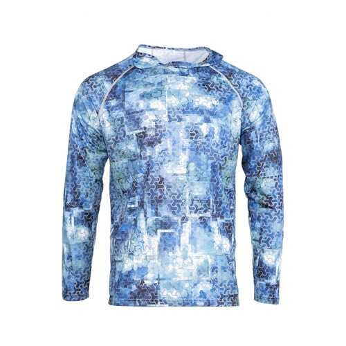 Лонгслив мужской FHM Mark Hoodie голубой 3XL в Канцлер
