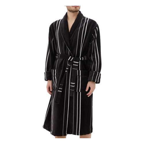 Халат махровый Мужской Luisa Moretti 6072 black черный L в Канцлер