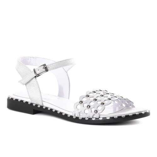 Сандалии женские Shoes Market 748-904 белые 40 RU в Канцлер