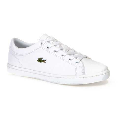 Кеды женские Lacoste Straightset BL 2 белые 37.5 RU в Канцлер