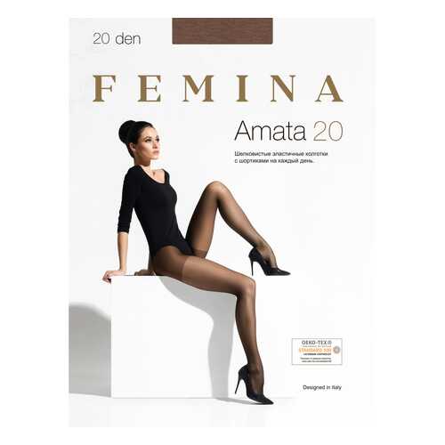 Колготки женские FEMINA AMATA 20 легкий загар 4 (L) в Канцлер