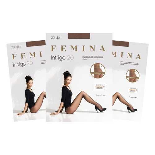 Колготки женские FEMINA INTRIGO 20 легкий загар 4 (L) в Канцлер