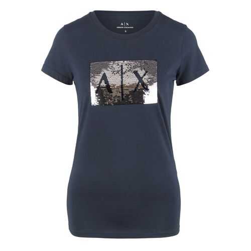 Футболка женская Armani Exchange 8NYTDL YJ73Z синяя XS в Канцлер