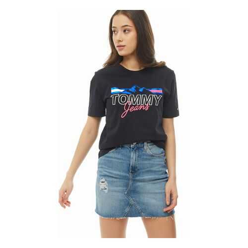 Футболка женская Tommy Jeans DW0DW07533 BBU черная 2XS в Канцлер