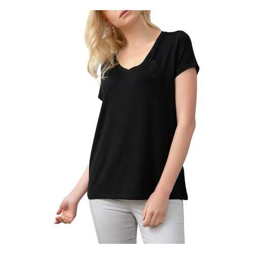 Футболка женская U.S. POLO Assn. G082SZ0110CIYOSEL-IY09 черная XS в Канцлер