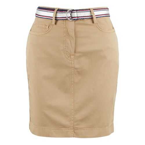 Юбка женская Tommy Hilfiger WW0WW27779 бежевая 38 US в Канцлер